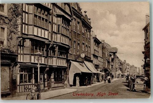 Gloucester 1913 High Street Fahrrad Tewkesbury