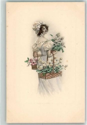 Frau Blumen Korb Nr. 276