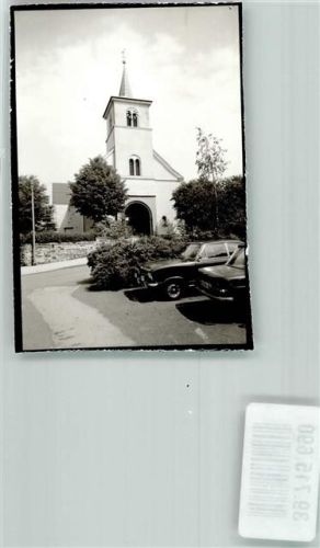 Sümmern Kirche Auto Ort handschriftlich Foto Original aus Archiv eines Ansichtskartenverlags