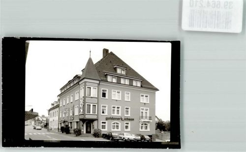 Stockach Hotel Goldener Ochsen Foto Original aus Archiv eines Ansichtskartenverlags Ort handschriftlich