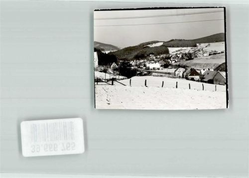 Hoppecke Foto Original aus Archiv eines Ansichtskartenverlags Winter Ort handschriftlich