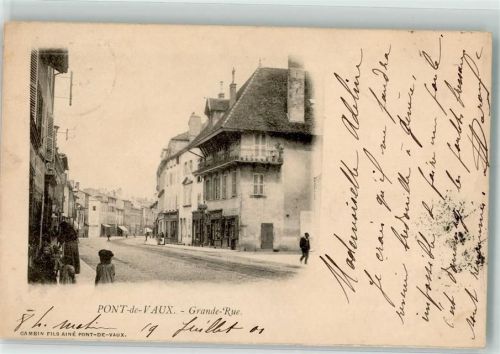 Pont-de-Vaux 1901 Grande Rue