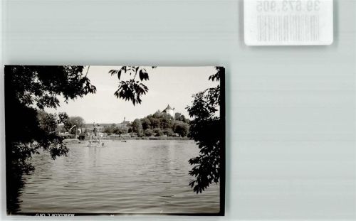 Grönenbach Schwimmbad Ort handschriftlich Foto Original aus Archiv eines Ansichtskartenverlags