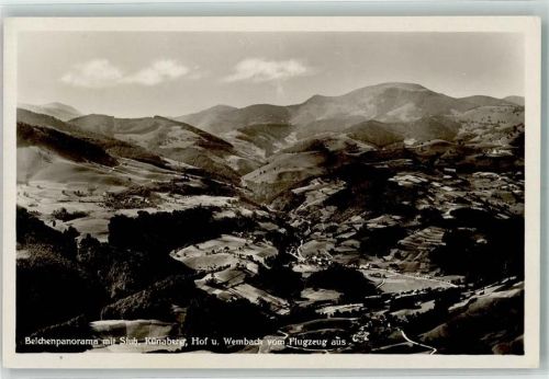 Künaberg Belchenpanorama Fliegeraufnahme