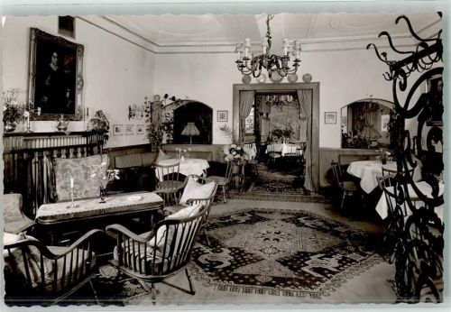 Zell Schloss Hotel Ort handschriftlich Foto Original aus Archiv eines Ansichtskartenverlags
