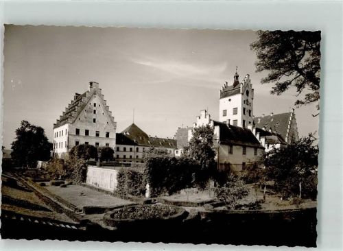 Babenhausen Schloss Ort handschriftlich Foto Original aus Archiv eines Ansichtskartenverlags