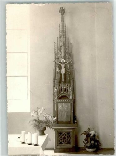 Waldböckelheim Kath. Kirche Sakramentshaus Foto Original aus Archiv eines Ansichtskartenverlags