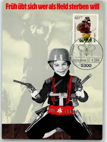 Früh übt sich Nr. 101 Sonderstempel Für die Jugend Erstausgabe 12.4.1984