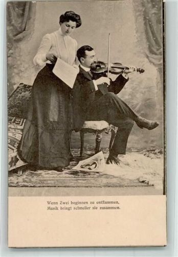 Frau Mann Musizieren