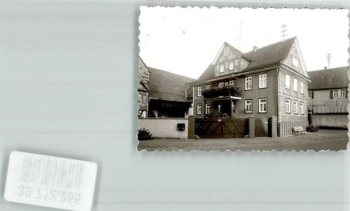 Burbach Foto Original aus Archiv eines Ansichtskartenverlags Fachwerkhaus Ort handschriftlich