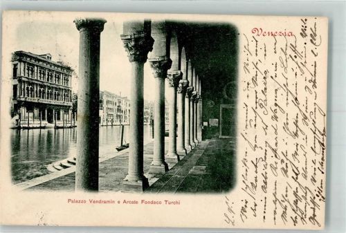 Venezia 1901 Arcate Fondaco Turchi