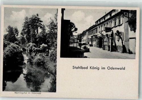 Bad König Mümlingufer Altes Gasthaus Oldtimer Verlag Fritz Cloos