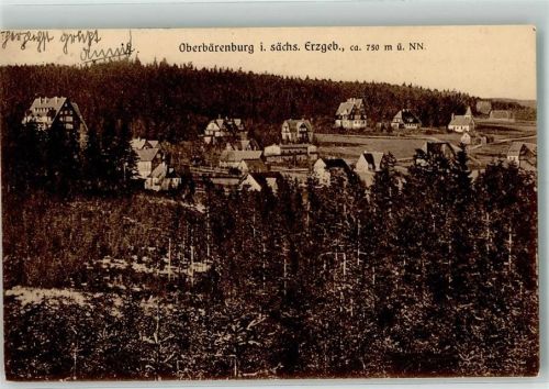 Oberbärenburg 1928 mit Kurhaus Berghotel Friedrichshöhe Verlag Brück & Sohn Nr. 22718