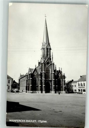 Fleurus 1983 Kirche Wanfercée-Baulet vignette Nr. 137 Télé Star
