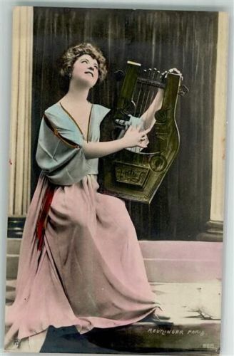 1900 Frau mit einer Leier Nr. 668