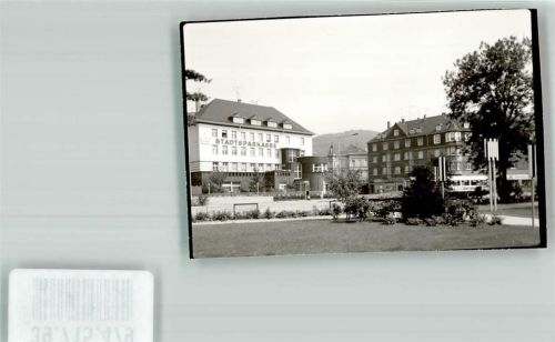 Gevelsberg Rathaus Stadtsparkasse Omnibus Ort handschriftlich Foto Original aus Archiv eines Ansichtskartenverlags