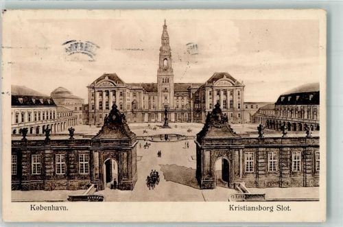 Kopenhagen 1914 Schloss Kristiansborg