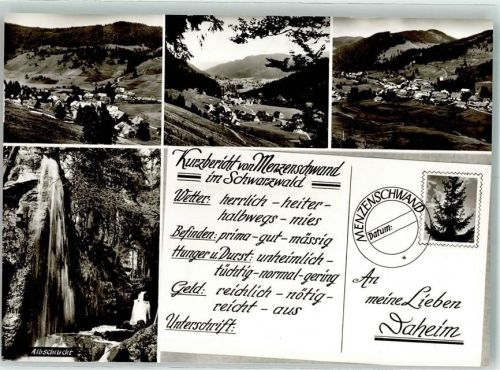 Menzenschwand Wasserfall in der Albschlucht Menzenschwander Tal Fotograf Berger