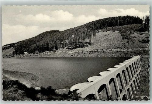 Vöhrenbach Foto Metz Linachtalsperre Gasthaus zur Talsperre