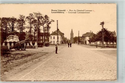 Leopoldsburg Denkmal Kanonen Rue du Général Leemann