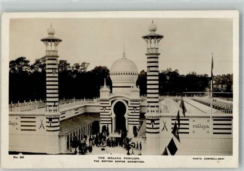 London 1924 Ausstellung The British Empire The Malaya Pavillon