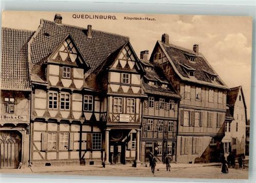 Quedlinburg Klopstock-Haus Fachwerk