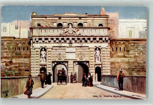 Valletta Oilette Tuck und Sons Nr. 7090 Porta Reale