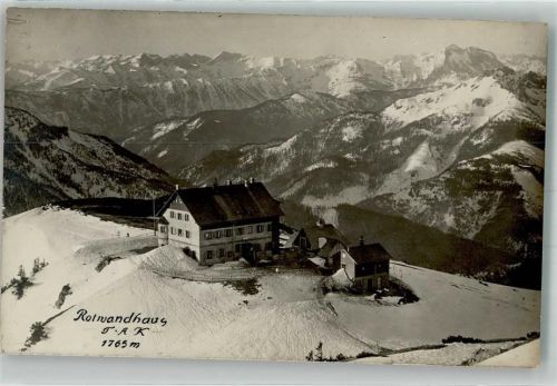 Rotwandhaus Hüttenstempel Posthilfstelle