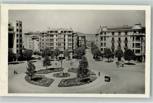 Pamplona 1960 Plaza del Princpe de Viana Österreichische Zensurstempel