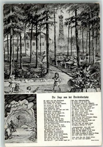 Marienberg Die Sage von der Dreibrüderhöhe Aussichtsturm