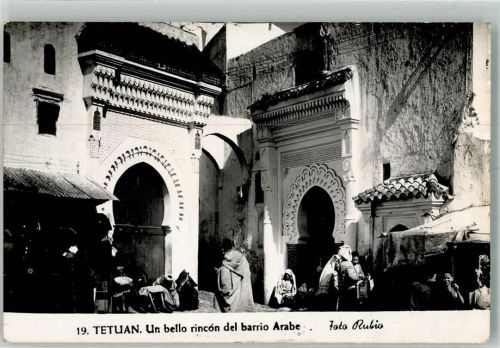 Tetuan 1958 Foto Rubio Tracht Geschäft