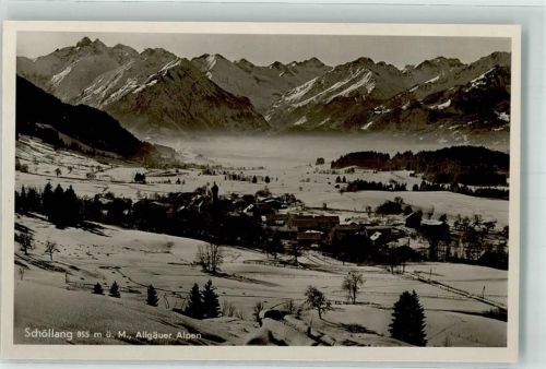 Schöllang Foto AK Winter