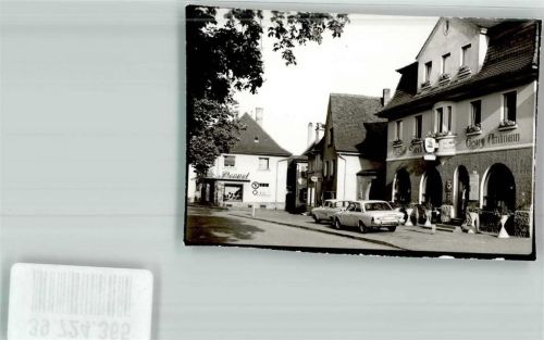 Schlüsselfeld Gasthaus Auto Ort handschriftlich Foto Original aus Archiv eines Ansichtskartenverlags