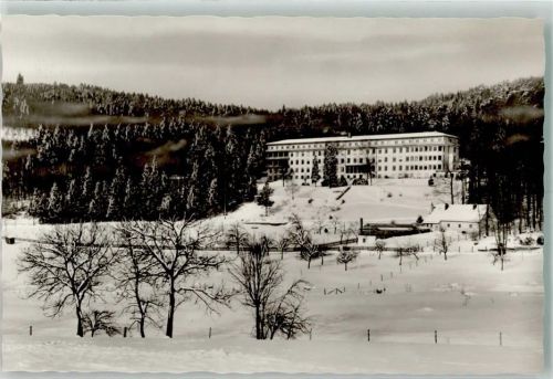 Winterkasten Krankenhaus Sanatorium Winter