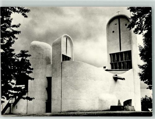 Ronchamp Chapelle de Notre-Dame-du Haut Architekt Le Corbusier