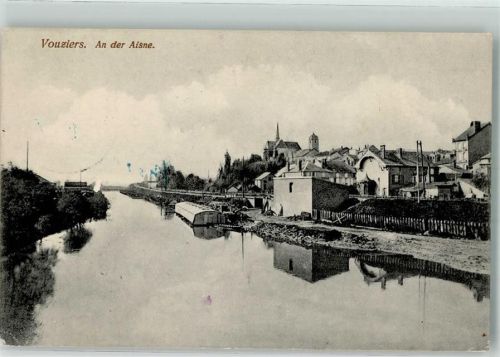 Vouziers 1915 An der Aisne Feldpost WK I 50 Inf.Div.
