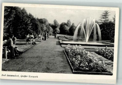 Bad Sassendorf Großer Kurpark Springbrunnen