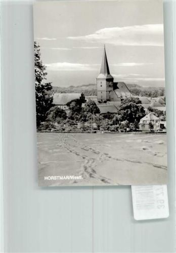 48612 W4435 Horstmar , Westf FOTO KEINE AK Kirche Winter Foto Original aus Archiv eines Ansichtskartenverlags