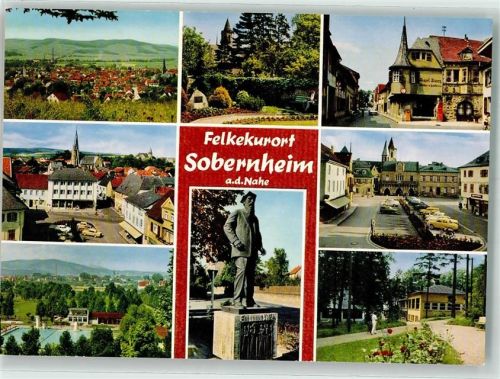 Bad Sobernheim Marumpark Denkmal Emanuel Felke Schwimmbad Marktplatz