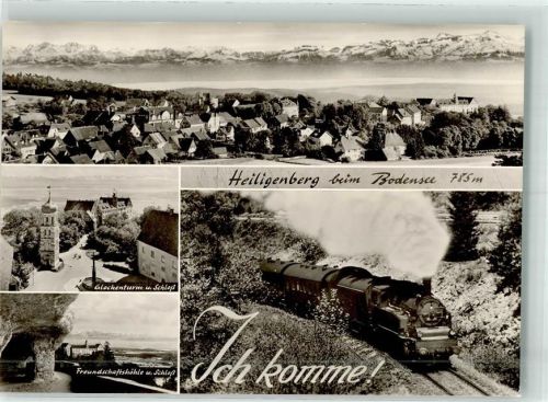Heiligenberg Ich komme ! Eisenbahn Dampflokomotive Schloss Freundschafts- Höhle