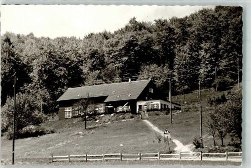 Honau Gasthaus Reutlinger Hütte Ort handschriftlich Foto Original aus Archiv eines Ansichtskartenverlags