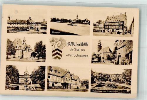 Hanau Marktplatz Aldstädter Rathaus Stadtschloss Altes Münzhaus