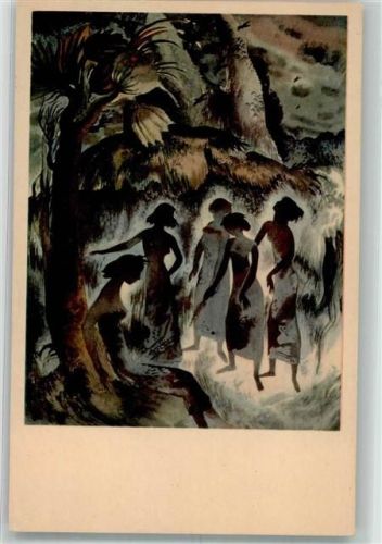 Chicago 1907 sign. Jaffe, Arthur Mystische Nacht im Art Institute
