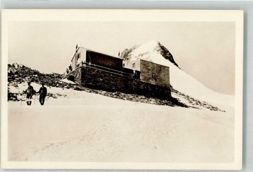Erzherzog Johann Hütte Hüttenstempel Winter