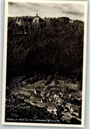 Honau Blick auf den Lichtenstein