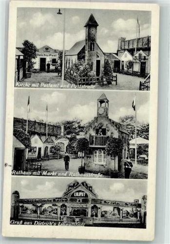 Dietrich`s Liliputstadt Rathaus Markt Kirche postamt