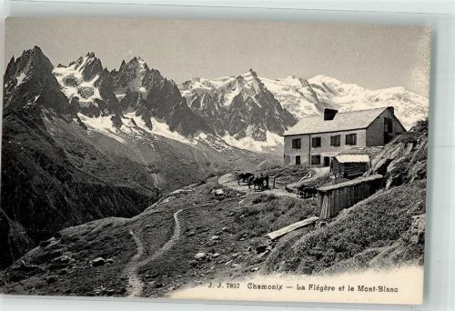Chamonix-Mont-Blanc La Flegere und der Mont-Blanc