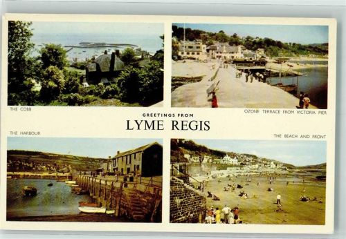 Lyme Regis Schwimmbad Strand Hafen The Cobb