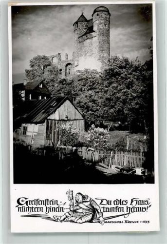 Dillenburg Burg Greifenstein Foto Original aus Archiv eines Ansichtskartenverlags