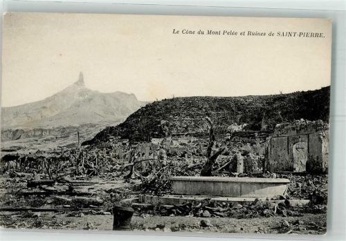 Saint-Pierre Mont Pelée Ruinen